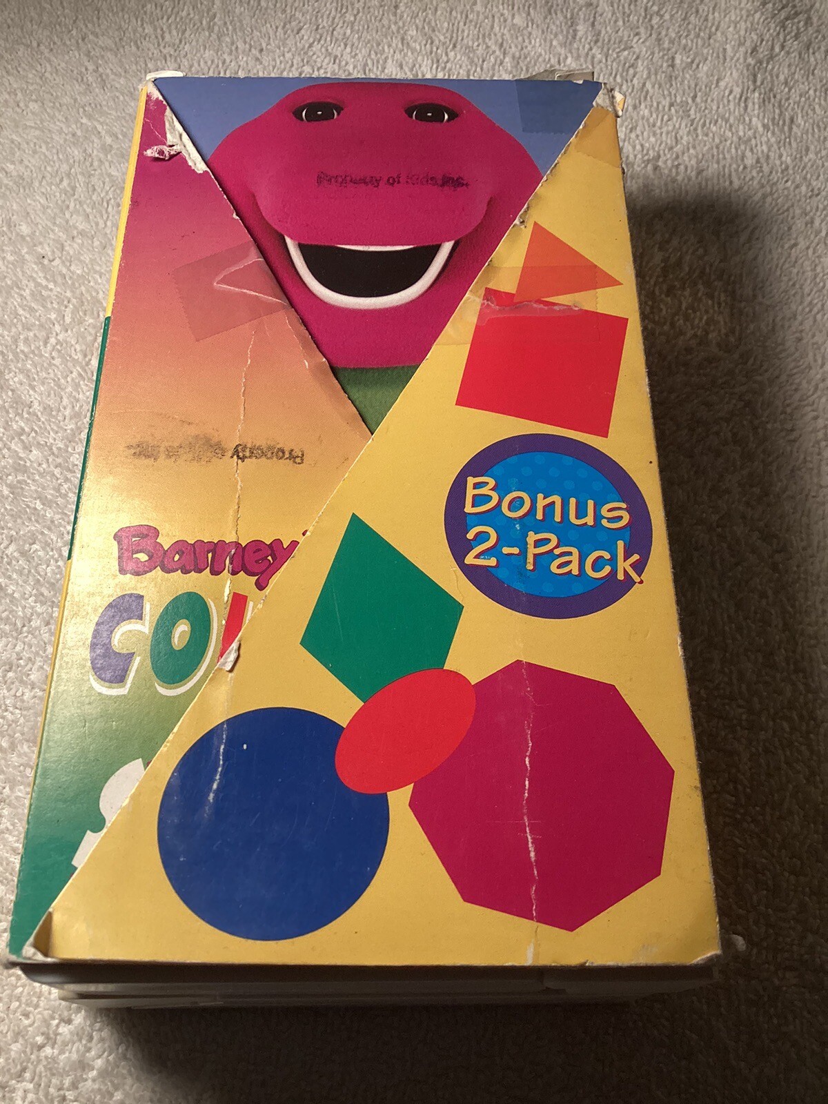 2016 Barney’s Colors And Shapes VHS Videos bonus 2Pac (B1) eBay