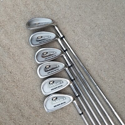 GOLDEN BEAR AV-61 - 3 4 5 6 7 PW IRONS Set MID FIRM STEEL SHAFTS