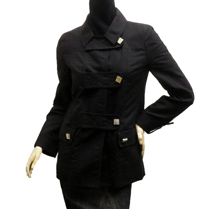 LOUIS VUITTON（LV） Autentica giacca donna LOUIS VUITTON nera usata dal Giappone taglia 38 M 2505TY