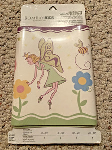 Wallpaper Border Bombay Kids Fairy Garden Brand New - Fairies - 15ft