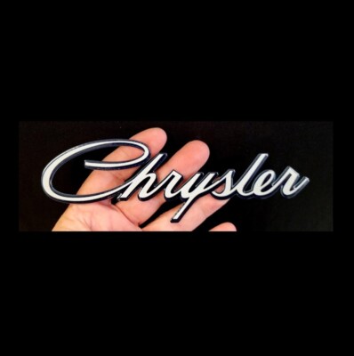 Chrysler Script Steel Magnet 7'' x 2.1''