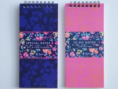 Geschenk & Karten Planer Block oder To-Do Notizblock (2 Auswahl)