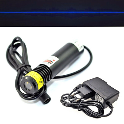 High precision 450nm100mW 12V green laser line module glass lens cutting locator