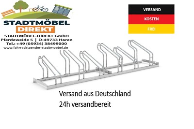 Stahl /Edelstahl, Fahrradständer, Reihenparker, Fahrradparker,   2 3 4 5 6