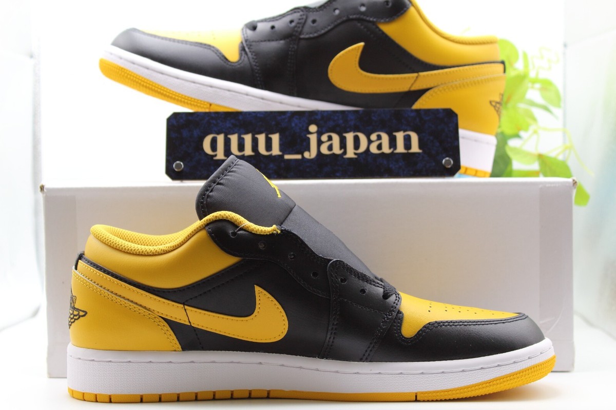 Size 9.5 - Air Jordan 1 Low Yellow Ochre for sale online | eBay