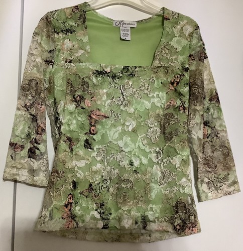 Dressbarn Women's Dressy Lace Blouse w 