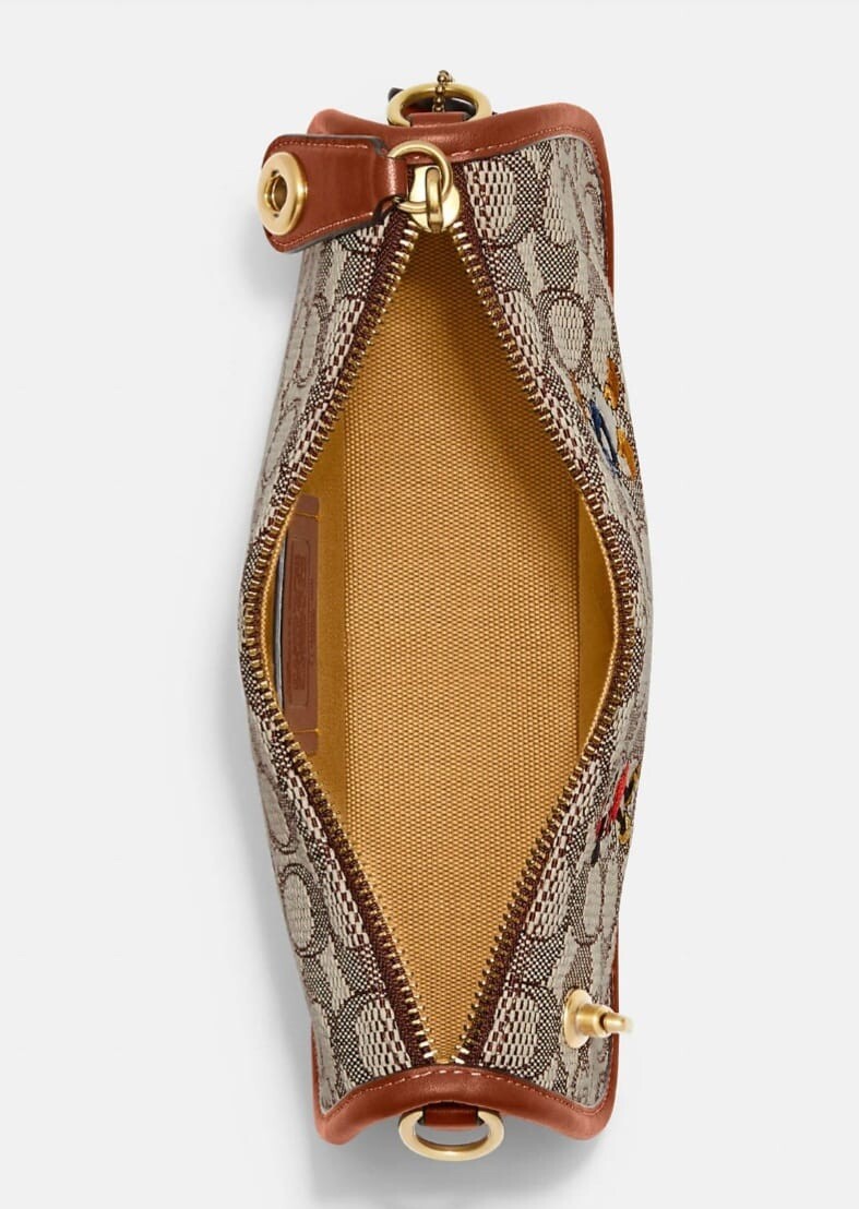 Coach Disney X Coach Swinger Bag In Signature Textile Jacquard W Mickey