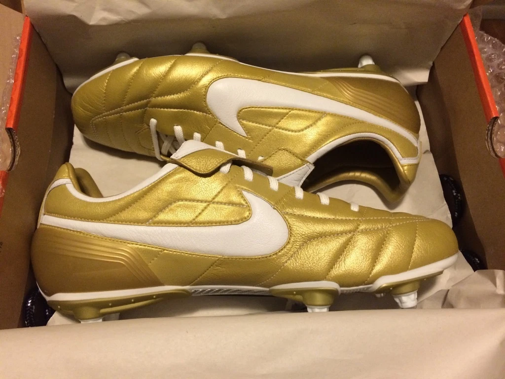 Nike Legend Ronaldinho *Tiempo Gold soccer cleats football* NEW | eBay