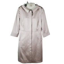 Coast Women Geogia Mae Satin Coat Size 12 New With Tag Business Casual Preppy