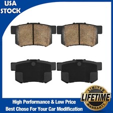 Pair Rear Ceramic Brake Pads for Acura RL 1996-2004 Honda CR-V 2002 2003 2004