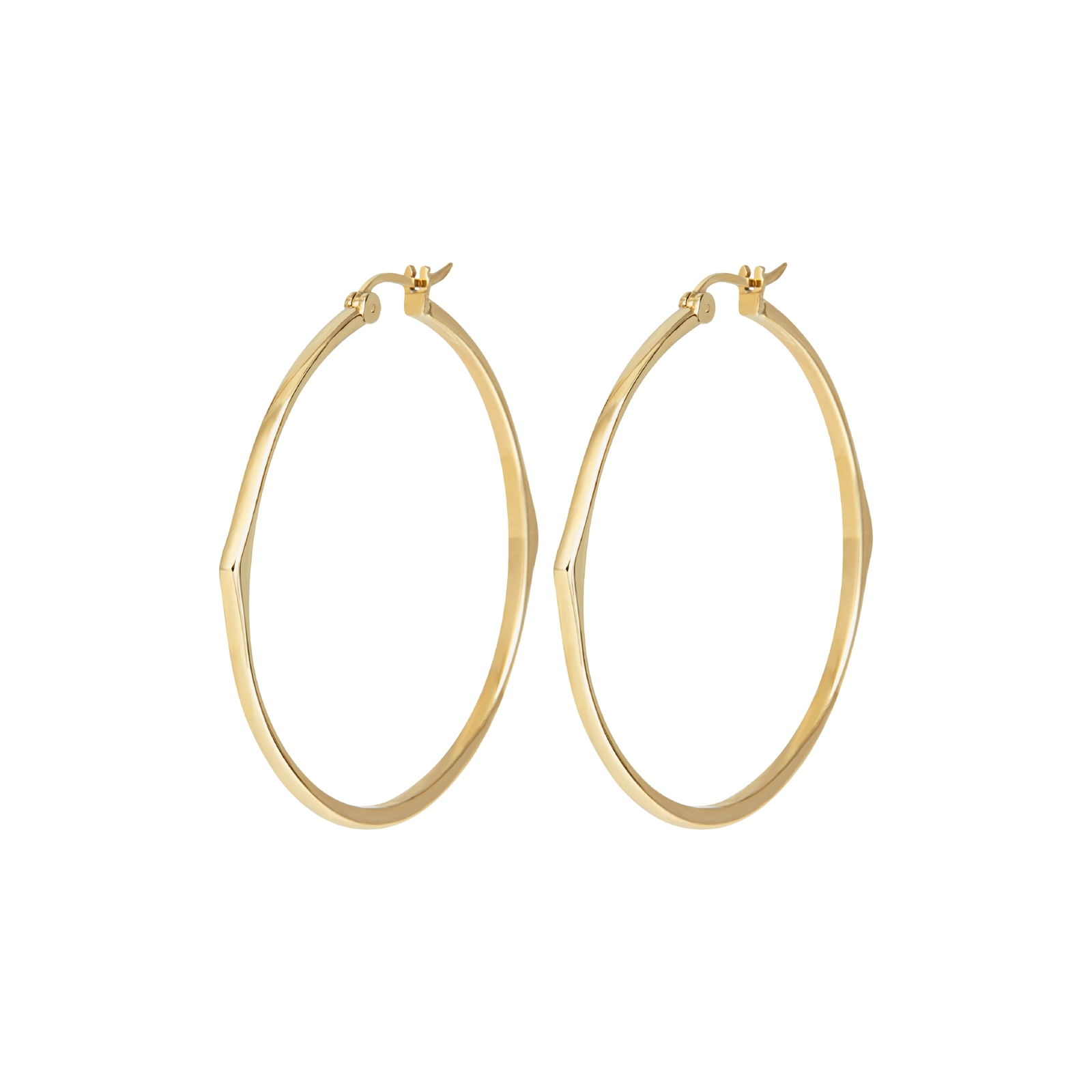 BREIL Womens Earrings TETRA TJ3201 Stainless Steel Golden Circles