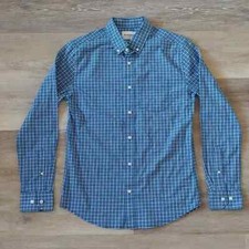 NWOT Goodfellow  Co Slim Fit Poplin Long Sleeve Button Down Shirt Blue Size S