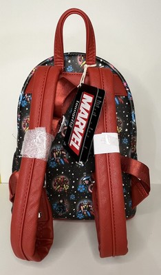 Avengers Loungefly MARVEL Floral Tattoo Black And Red  display picture 3