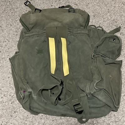 Gap Canvas Military Safari Travel Heavy Duty Backpack Large 