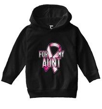 For My Aunt - Breast Cancer Awareness Pink Ribbon Toddler/Youth Hoodie