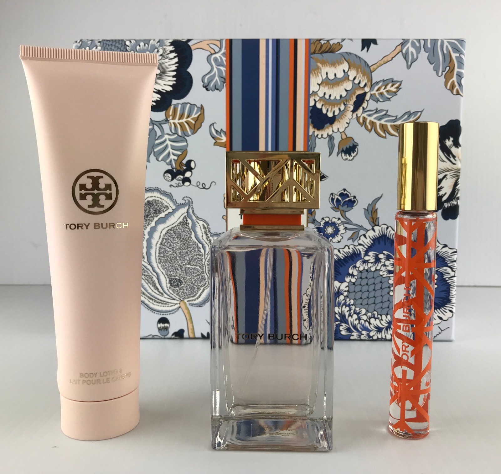TORY BURCH 3 PIECE GIFT SET EAU DE PARFUM SPRAY 3.4 OZ FOR WOMEN