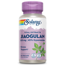 Solaray Guaranteed Potency Jiaogulan Root Extract, Veg Cap Btl-Plastic 410mg