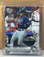 2021 TOPPS NOW #703 WANDER FRANCO TAMPA BAY RAYS Call-Up 26th straight PR 2166