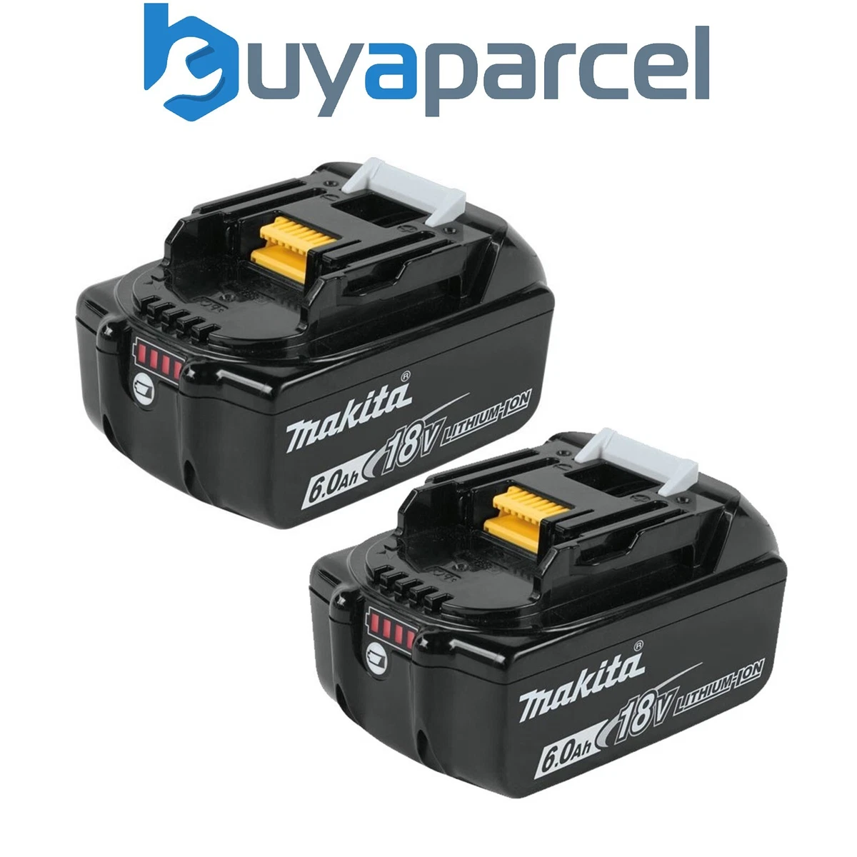 2x Genuine Makita 18V 6.0Ah Li Ion LXT Battery BL1860 6AH New Star