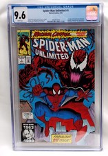 Marvel Comics Spider-Man Unlimited Volume 1 Book #1 CGC 9.6 NM+  1st App. Shriek