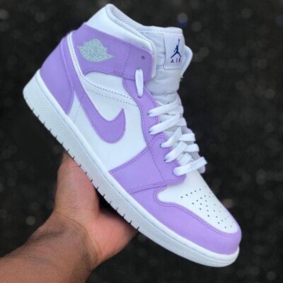 jordans light purple