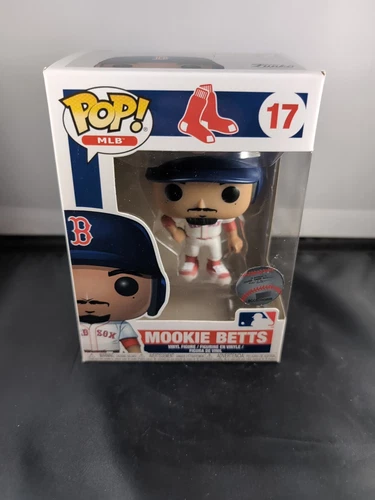 Funko POP! MLB #17 Mookie Betts  Fanatics Exclusive Boston Red Sox Baseball