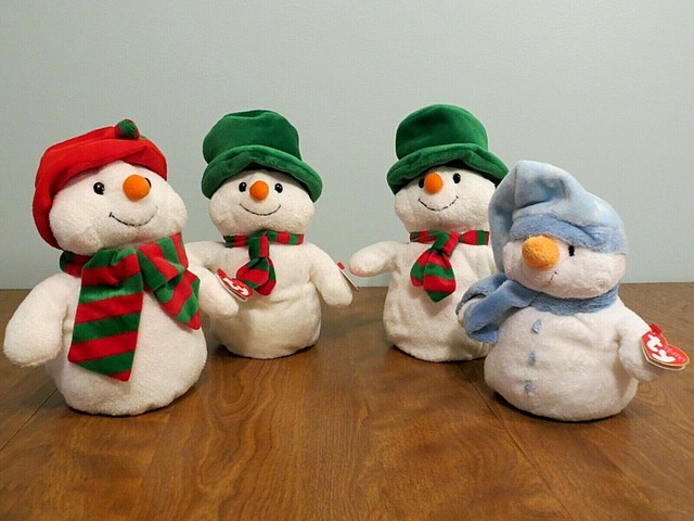 ty beanie snowman