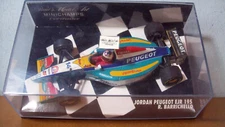 1/43 MINICHAMPS 430 950014 JORDAN PEUGEOT EJR 195 1995 RUBENS BARRICHELLO