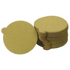 USC GOLD PRO 80 Grit, 6" Dia Adhesive Sandpaper, 100 Pk #USC- 082306