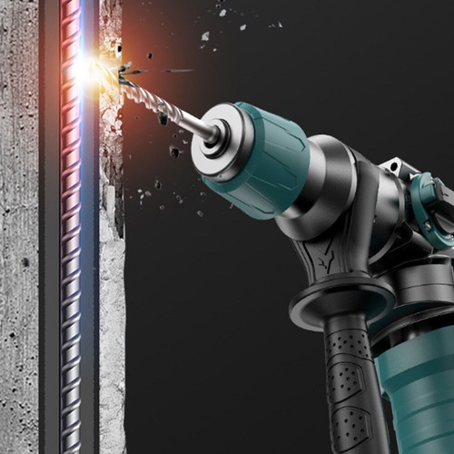 110V Impact Drills Electric Hammer Electric Picks To Hit The Concrete 60HZ - Foto 6 di 9