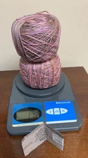 Lot of Primrose Yarn Co Margaux Hand dyed Merino Wool Cashmere Pink Moonstone