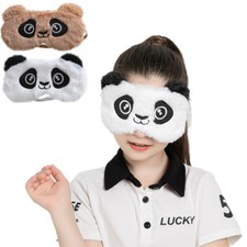 Lovely Sleeping Panda Bear Mask Eyes Cover Aid For Girl Kid Teen Blindfold UK