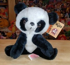 Vintage 1979 Russ Luv Pets Peter Panda with Tag