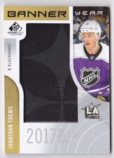 17-18 SP Game Used Jonathan Toews Banner Year NHL All-Star Game Blackhawks 2017