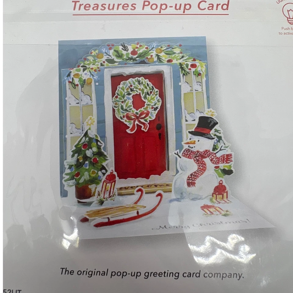 3 Up With Paper Treasures Pop Up Greeting Card Set Christmas Nativity Door Bird - Image 4 of 4