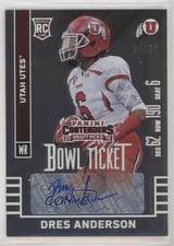 2015 Panini Contenders Draft Picks Bowl Ticket 34/99 Dres Anderson #110 Auto 0c2