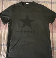 Paul Smith for David Bowie Blackstar T-Shirt Size Medium, Dark Grey