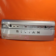 RIVIAN R1T TRUNK LID 2021 2022 2023 2024 SILVER TAIL GATE OEM DAMAGED