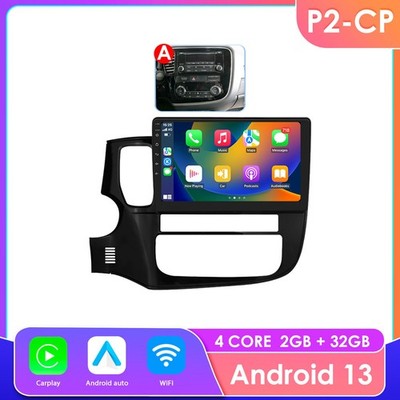 10.1'' Android 13.0 CarPlay Car Stereo Radio For Mitsubishi Outlander 3 2012-2018