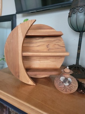 Moon Shelf, Half Moon Shelf, Crescent Moon Shelf, Vintage Moon Shelf 