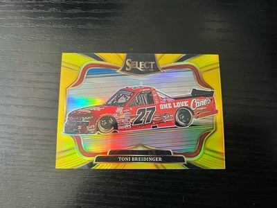 Toni Breidinger 2026 Panini Select Pit Road Gold Prizm 7/10 #116 Raising Cane s