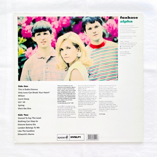 Saint Etienne Foxbase Alpha Original Vinyl (Lp) Indie Pop Music Record ...