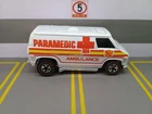 Vintage Hot Wheels Redline Paramedic Super Van 1974 White Flying Colors HK G/VG