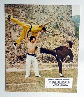 BRUCE LEE Mann mit der Todeskralle AUSHANGFOTO #B German L C Enter the Dragon