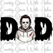 Sublimation Print Dad Halloween Ready To Press Paper Ink Heat Transfer