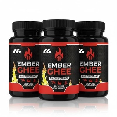 (3 Pack) Ember Ghee Advanced Performance Supplement for Men's Stamina & Energy