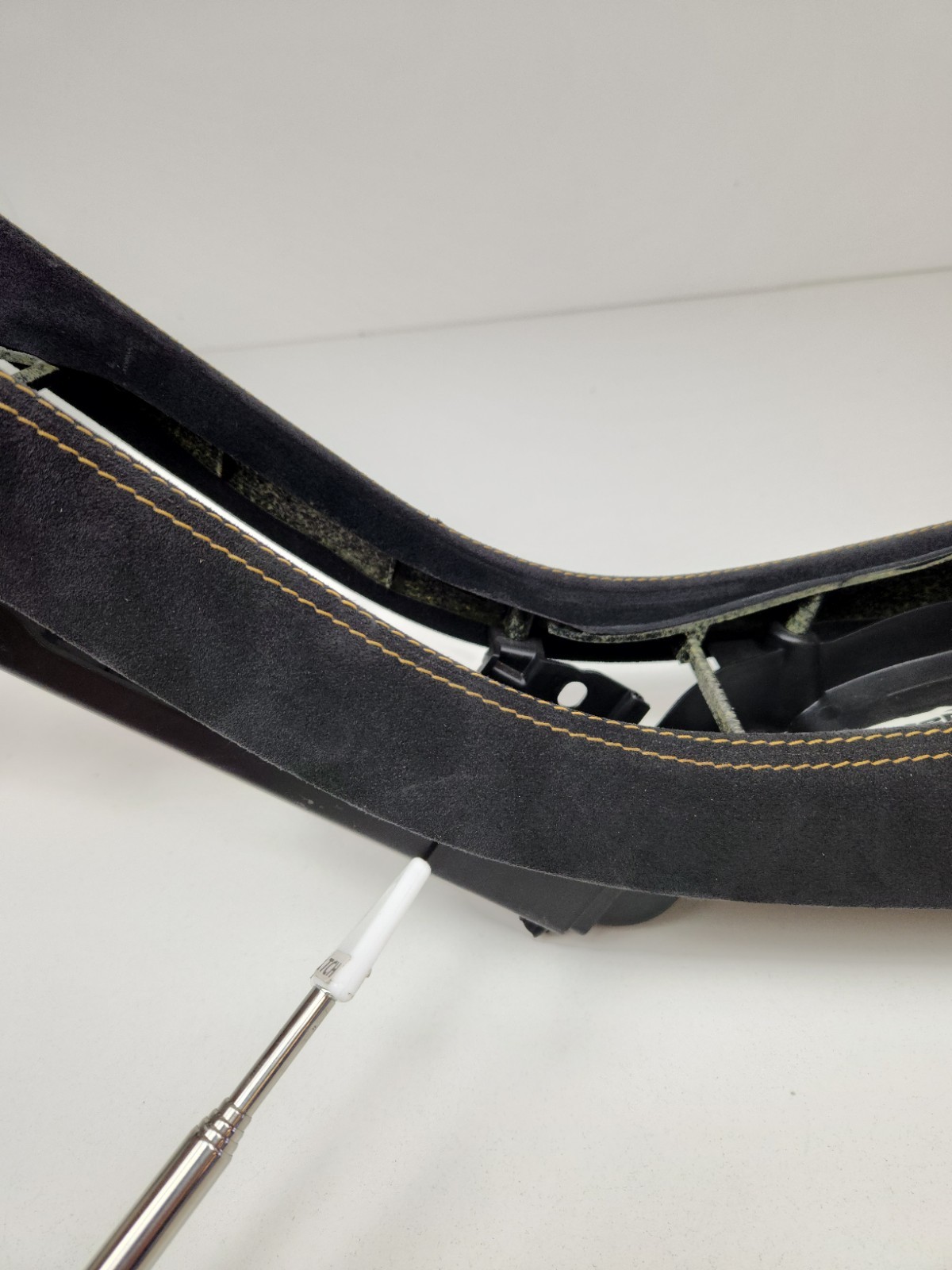 2015-2017 MCLAREN 675LT FRONT CENTER CONSOLE UPPER SUPPORT PANEL ALCANTARA OEM 