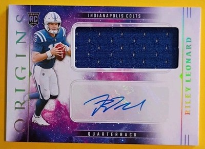 Rookie Patch Auto Riley Leonard 2025 Panini Origins RC #RJJ-RLD Signature AU