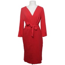 Anja Gockel London, Wickelkleid, Größe: 40, Rot, Einfarbig, Damen #73r