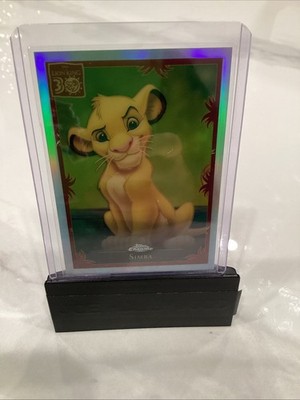 2024 Topps Chrome Disney Simba LK-1 Insert Lion King 30th Anniversary Refractor